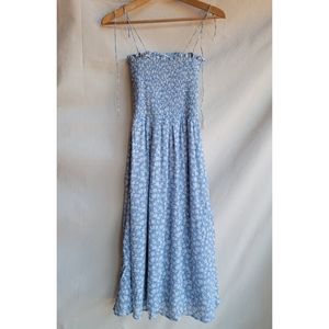NWOT Reformation Sable dress in blue floral Mari print size XS